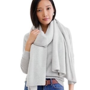 Charter Club 100% Cashmere Gray oversized scarf